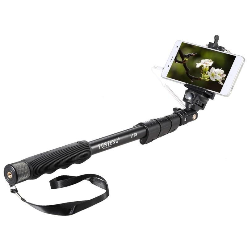 Selfie Stick Monopod Self-portrait Selfiestick Wired Cable With Self-Timer Phone Clip For iPhone Sumsang Gopro - Image 6