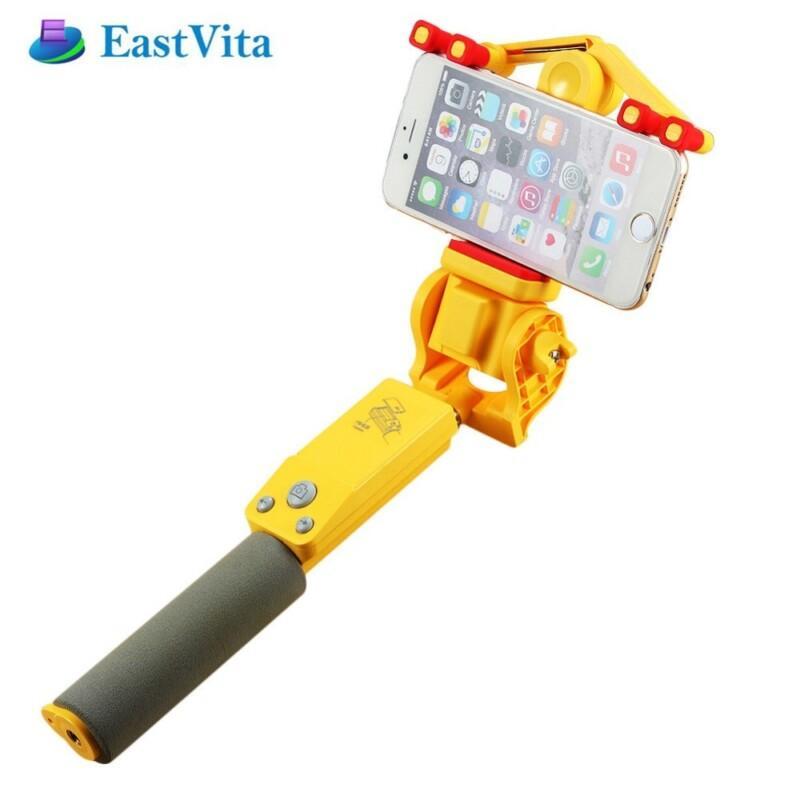 360 Degree Smart Rotation Extendable Selfie Stick Wireless Bluetooth 4.0 Remote Control Support IOS 4.0 Android 2.3+