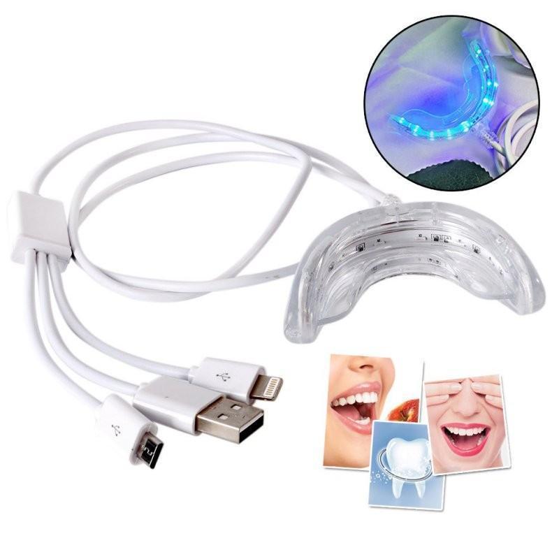Smart LED Teeth Whitening Device 3 USB Ports For Android IOS Dental Bleaching System Tooth Whitener - Image 2