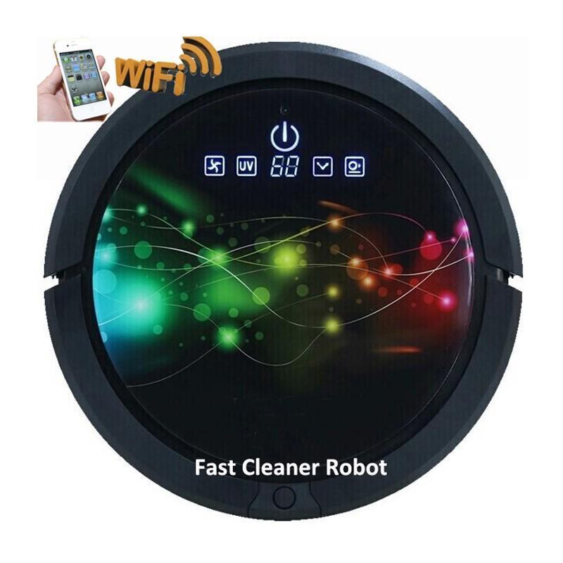 Wet And Dry Multifunctional Mini Robot Vacuum Cleaner  WIFI Smartphone App Control - Image 5