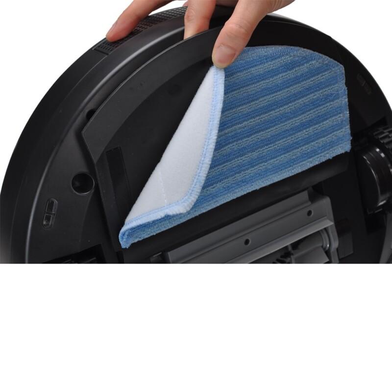 Robot Vacuum Cleaner Wet and Dry Mop 2 Brush Touch Screen With Voice Prompts Schedule - Image 3