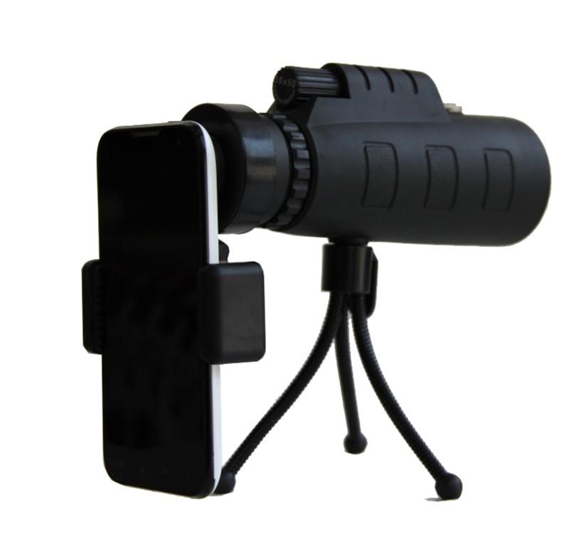 Portable Monocular Telescope 35X50 Wide-Angle Zoom Lens Night Vision Telescope With Tripod Cell Phone Holder for Hunting Camping - Image 2