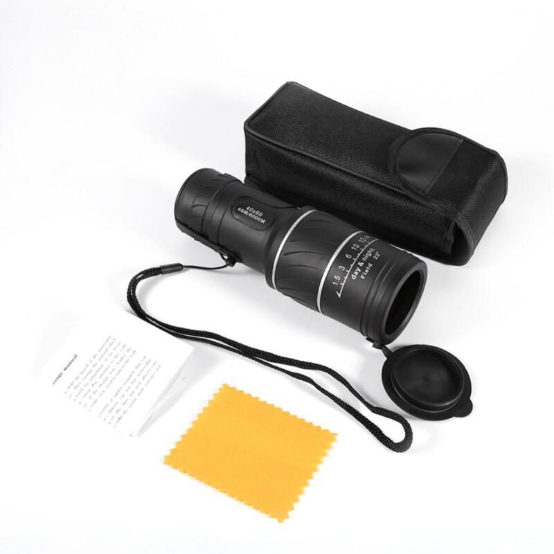 HD Optic Zoom 40x60 Clarity Pocket Telescope Monocular Telescope Low Night Vision Green Film Optics Telescope for Travel Sport - Image 3