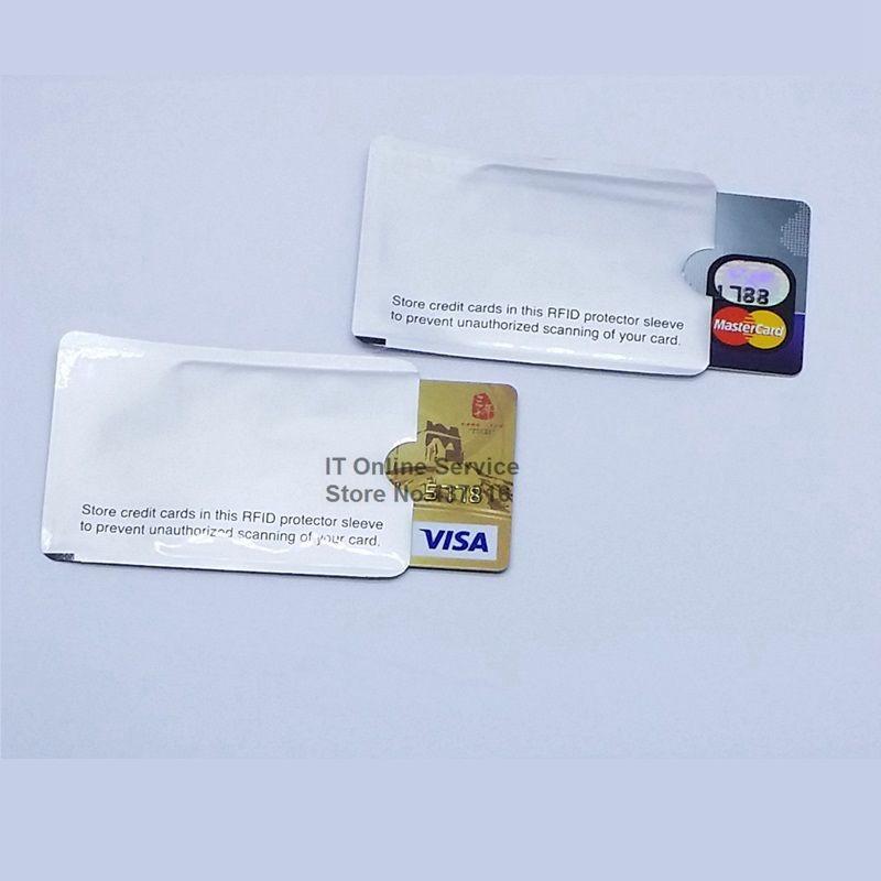 RFID Anti Theft Shielded Credit Card Shield Sleeves 13.56mhz IC Protection Sheath NFC Security Card Prevent Unauthorized Scanning 5 Pcs - Image 2