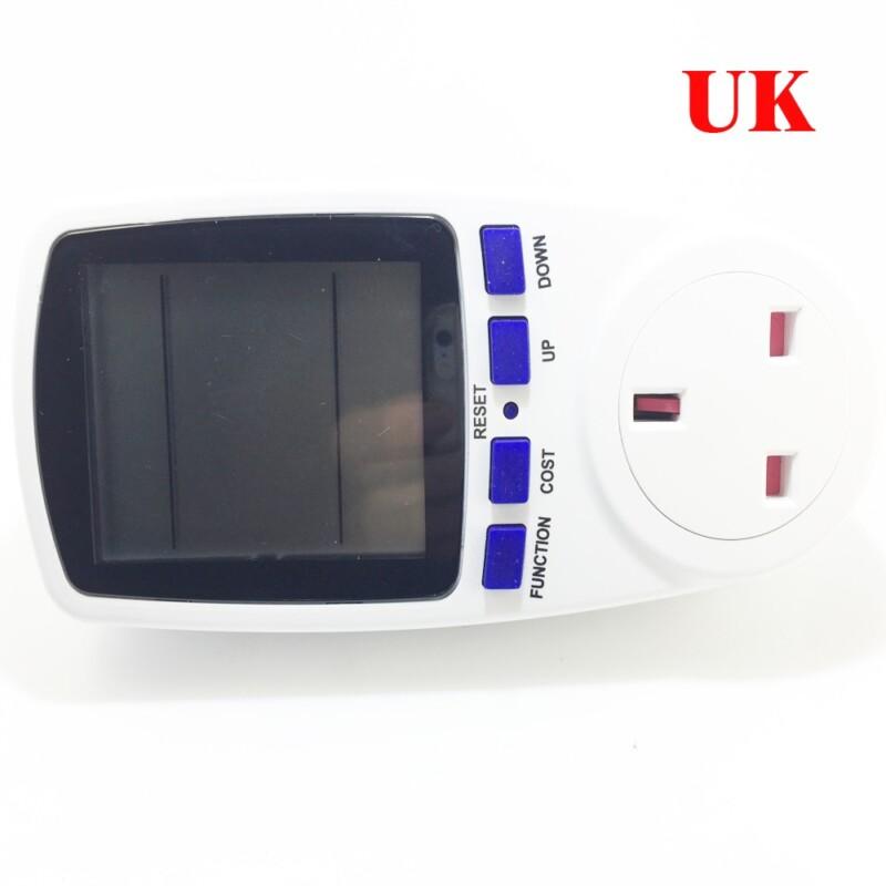 Power Energy Meter Wattmeter Digital Energy Meter Watt Voltage Power Socket Electric Meter US/EU/AU/UK Plug - Image 4