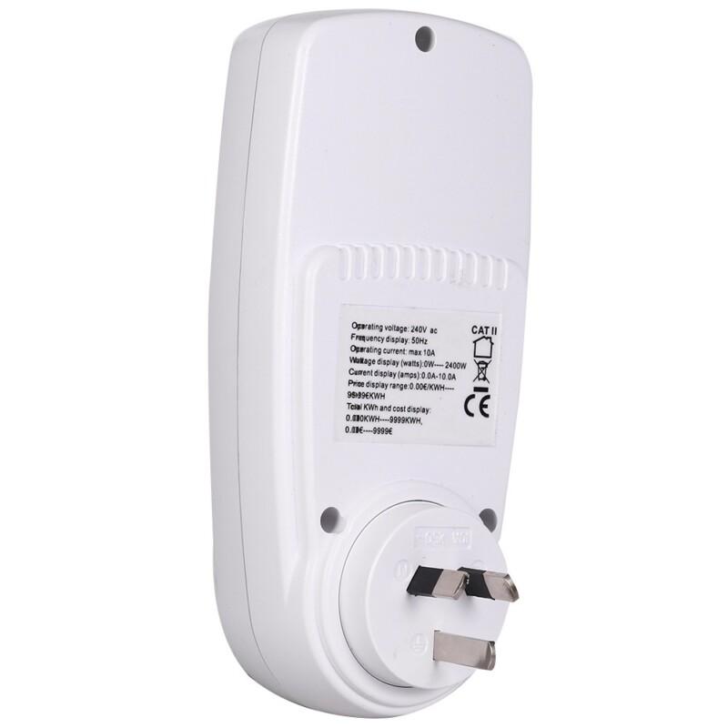 Digital Energy Meter Power Meter Watt Voltage Wattmeter Power Analyzer Energy Meter Measuring Outlet Socket AU 3 Pin Plug  - Image 4