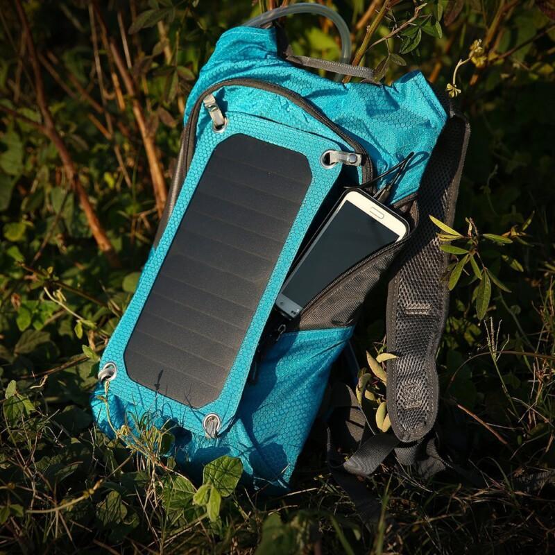 Solar Panel USB Charger Sport Cycling Water Bag Bicycle Hydration Backpack for Smart Phone - Image 6