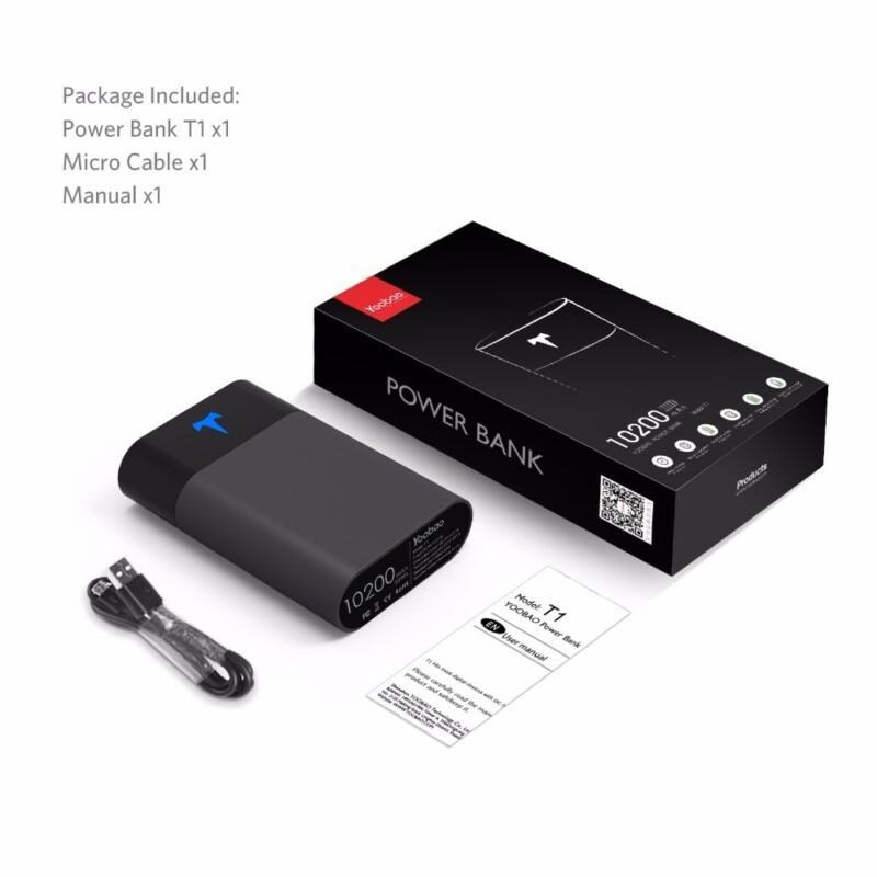 10200mAh Mini Power Bank Portable Phone Charger For Phones Dual USB External Battery With LED Lighting - Image 5