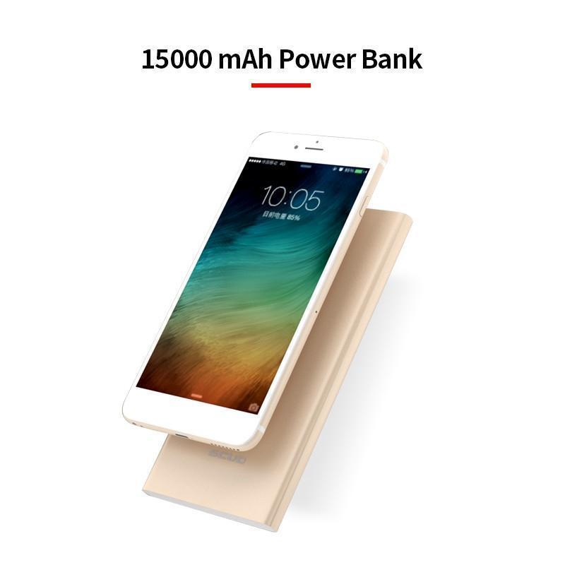 Fast Charger Power Bank 15000mAh External Battery Portable Mobile Fast Charger Dual USB Powerbank - Image 4