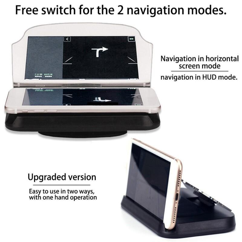 Car Navigation Head Raising Display For Digital Products Phone Navigation Holder With Screen Smaller Than 6.5 Inches - Image 5