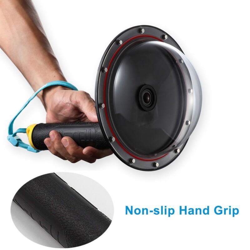 Underwater Photography Accessories 6" Dome Port Waterproof 30M Cover with Floaty Hand Grip and Bag For GoPro Hero4 3 /3+  - Image 2