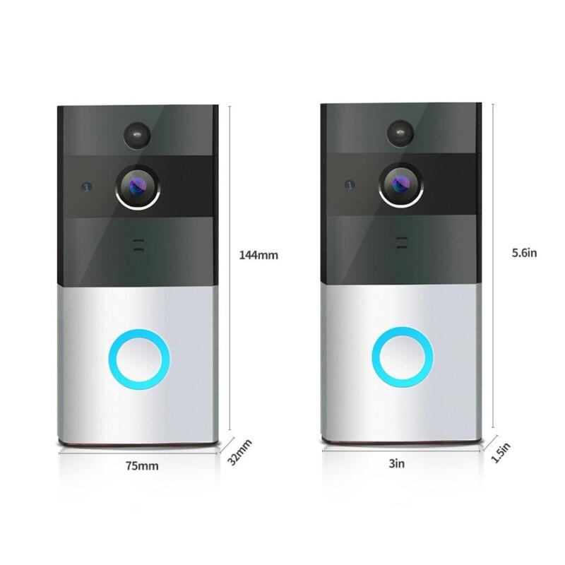 Motion Sensor Battery Power Two Way Audio Wireless Video Doorbell Camera Wi-Fi 720P HD IP Camera - Image 5