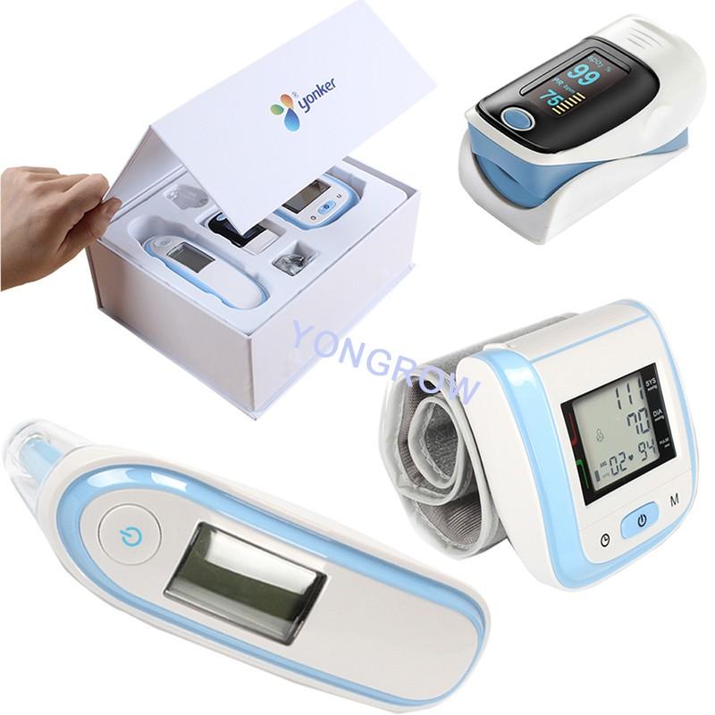 Fingertip Pulse Oximeter Wrist Blood Pressure Monitor Digital Thermometer - Image 2