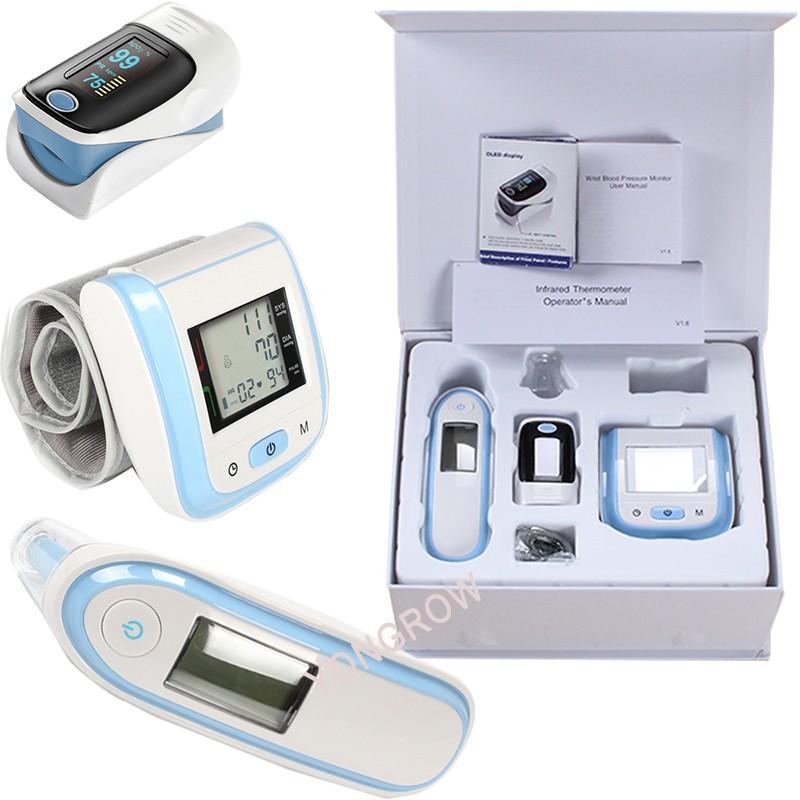 Fingertip Pulse Oximeter Wrist Blood Pressure Monitor Digital Thermometer - Image 3
