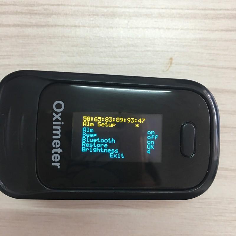 Bluetooth 4.0 Fingertip Pulse Oximeter Finger For Blood Oxygen SpO2 With Pouch Android - Image 3