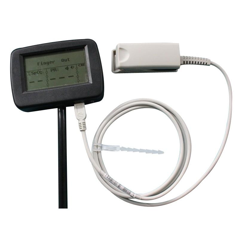 Portable Stethoscope Visual Multi-Function Heart Rate ECG Waveform With SPO2 Pulse Oxygen Saturation Probe - Image 6