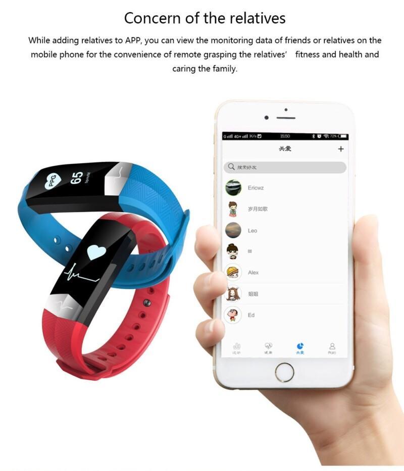 Portable Smart Wristband ECG Health Band Bracelet Heart Rate Monitor Sleep Fitness Tracker Pedometer For Android iOS - Image 4