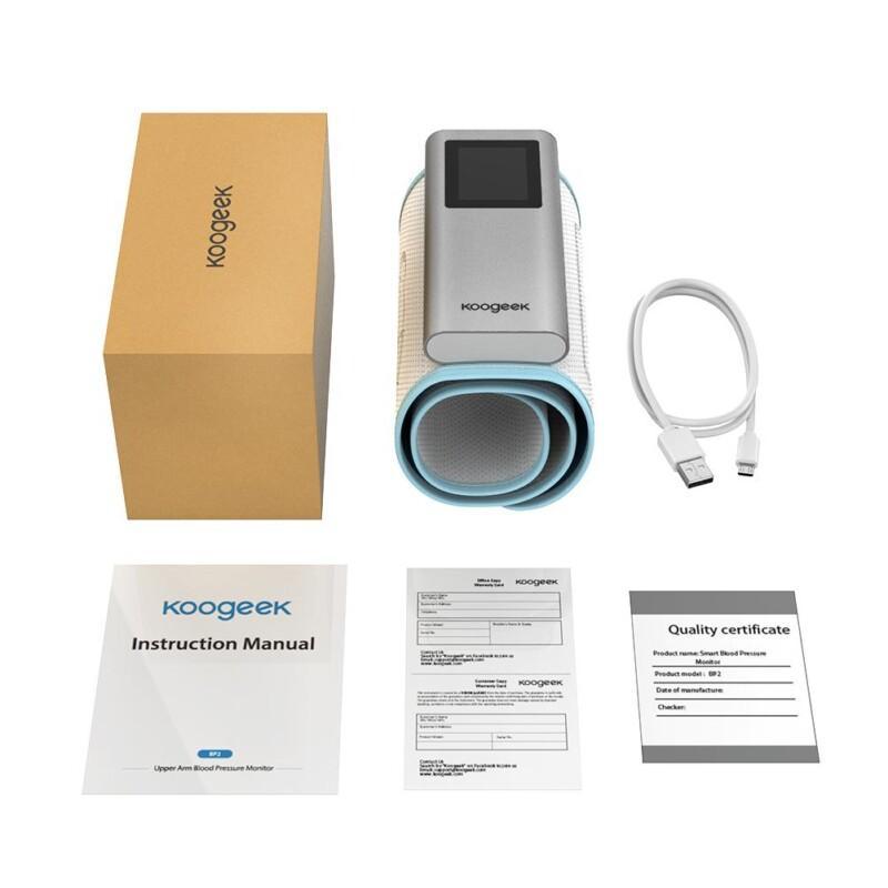 Smart Bluetooth Upper Arm Blood Pressure Monitor LCD Pulse Monitors Sphygmomanometer FDA Koogeek - Image 3