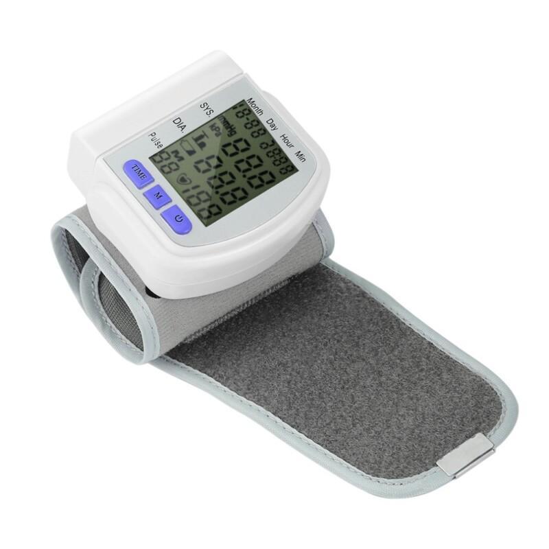 Digital LCD Automatic Wrist Blood Pressure Monitor Heart Beat Rate Pulse Meter Measure - Image 3