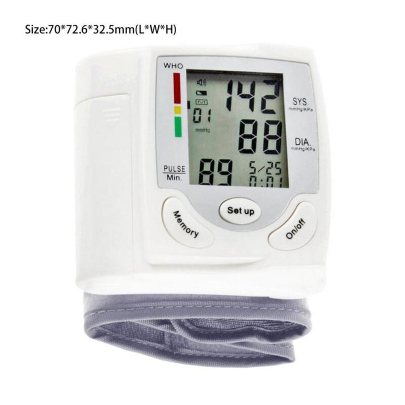 Digital LCD Display Wrist Blood Pressure Monitor Heart Beat Rate Pulse Meter Measure Health Care Instrument - Image 6