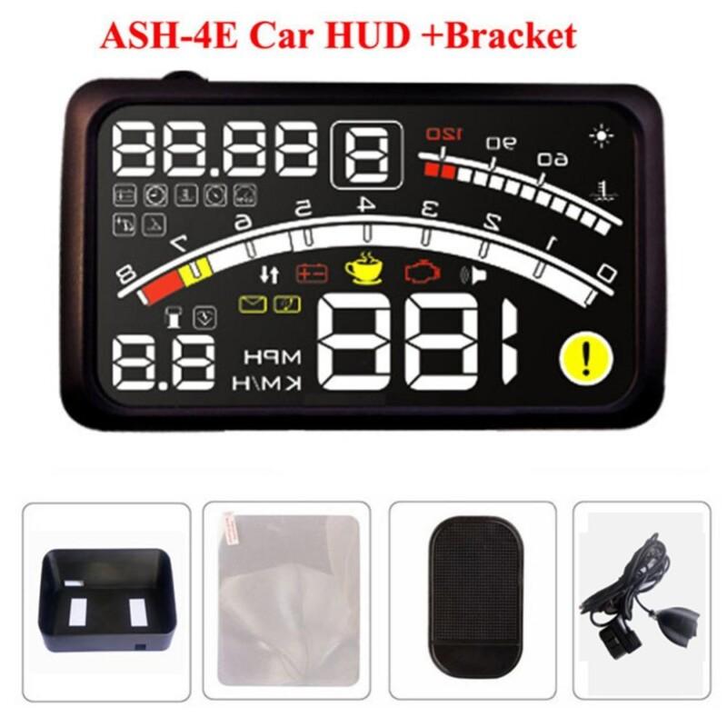 5.5" Head Up Display Car HUD Bracket for Self-Adaptive Car Fuel etc Parameter Display With Speeding Warning - Image 2