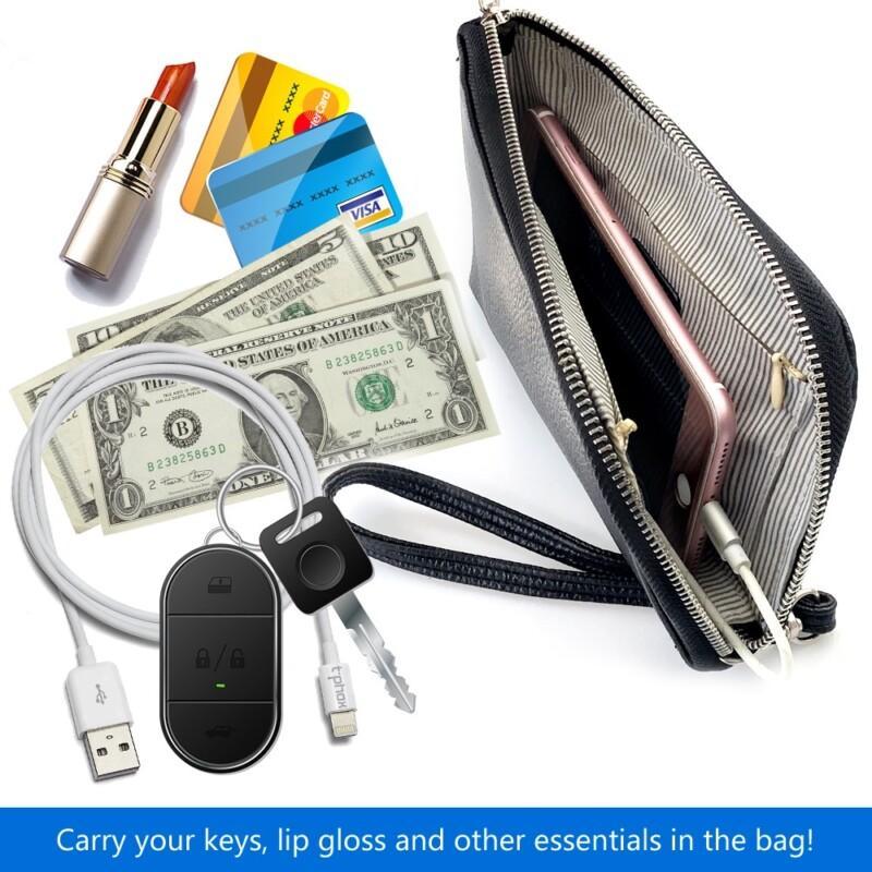 Power Bank Wallet Handbag Purse Charger 2200mAh Charging Set with Wrist Strap for iPhone and Android Phone - Image 5