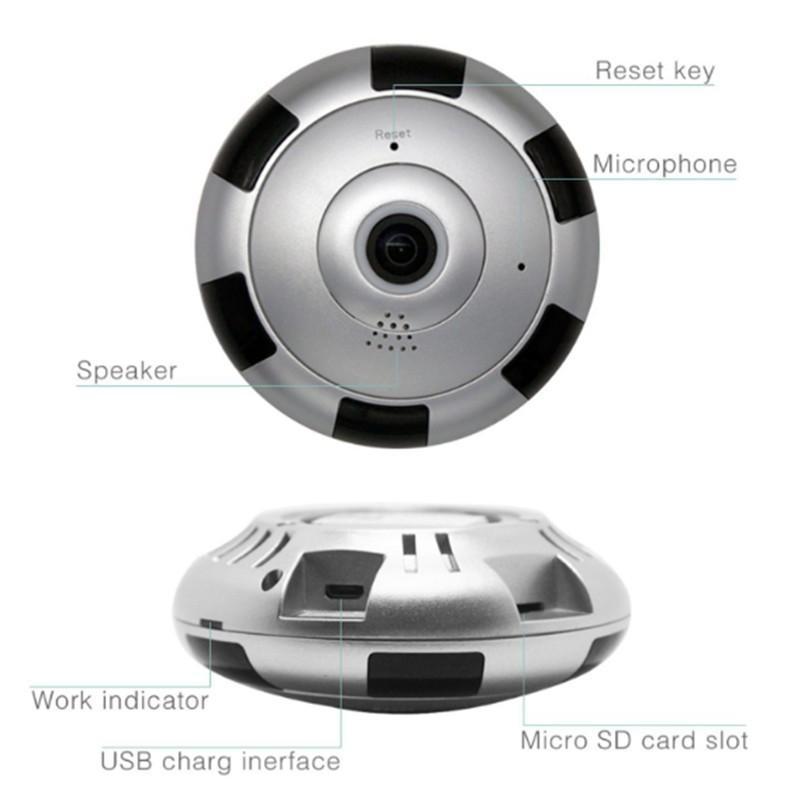 360 Degree Panoramic 960P HD Wifi Smart Camera Fish Eyes Lens Wireless IP Camera - Image 4