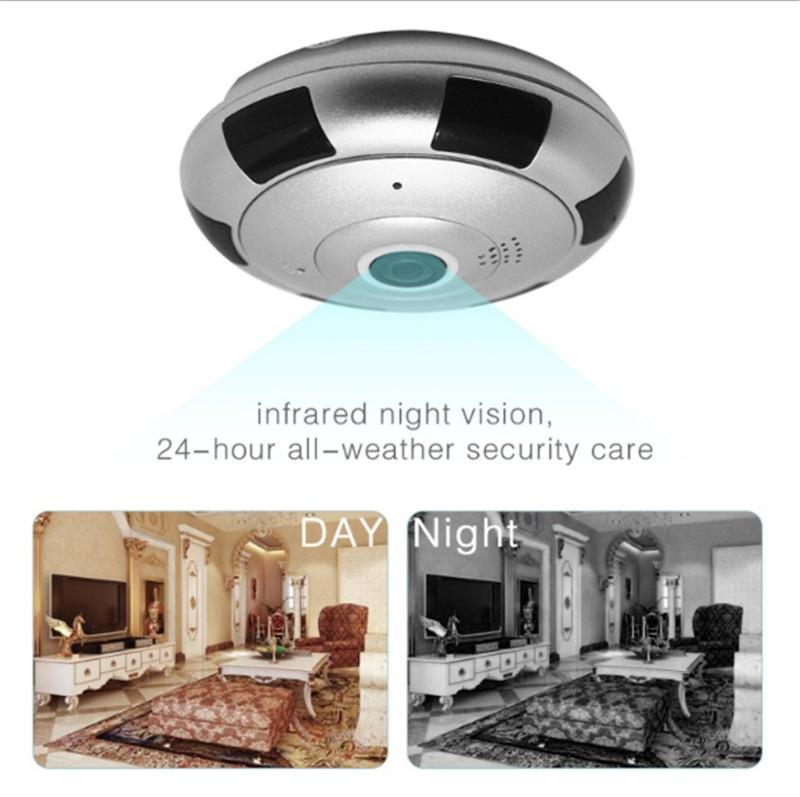 360 Degree Panoramic 960P HD Wifi Smart Camera Fish Eyes Lens Wireless IP Camera - Image 3