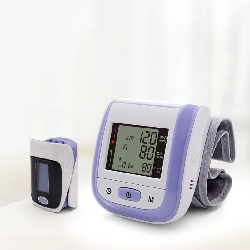 Smart Wrist Blood Pressure Monitor  Sphygmomanometer And Digital Fingertip Pulse Oximeter SpO2 - Image 4