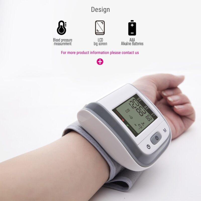 Smart Wrist Blood Pressure Monitor  Sphygmomanometer And Digital Fingertip Pulse Oximeter SpO2 - Image 6