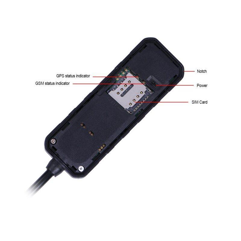 Vehicle GPS Tracker Tracking 9-36V GSM Locator Geo fence Vibration Displacement Overspeed Alarm Waterproof Web APP - Image 5