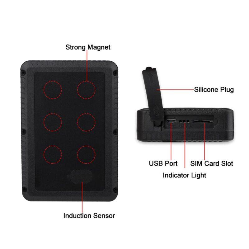 Vehicle Tracking GPS Locator GSM Alarm Powerful Magnet 10000mAh Battery 120 Days Standby Waterproof  Free Web APP - Image 4
