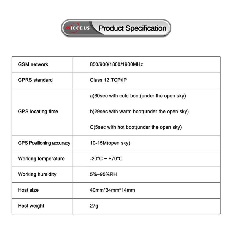 GPS Pet Tracking Device Waterproof LBS Wifi  200 Hours Standby Voice Monitor Geo-fence Free App - Image 5