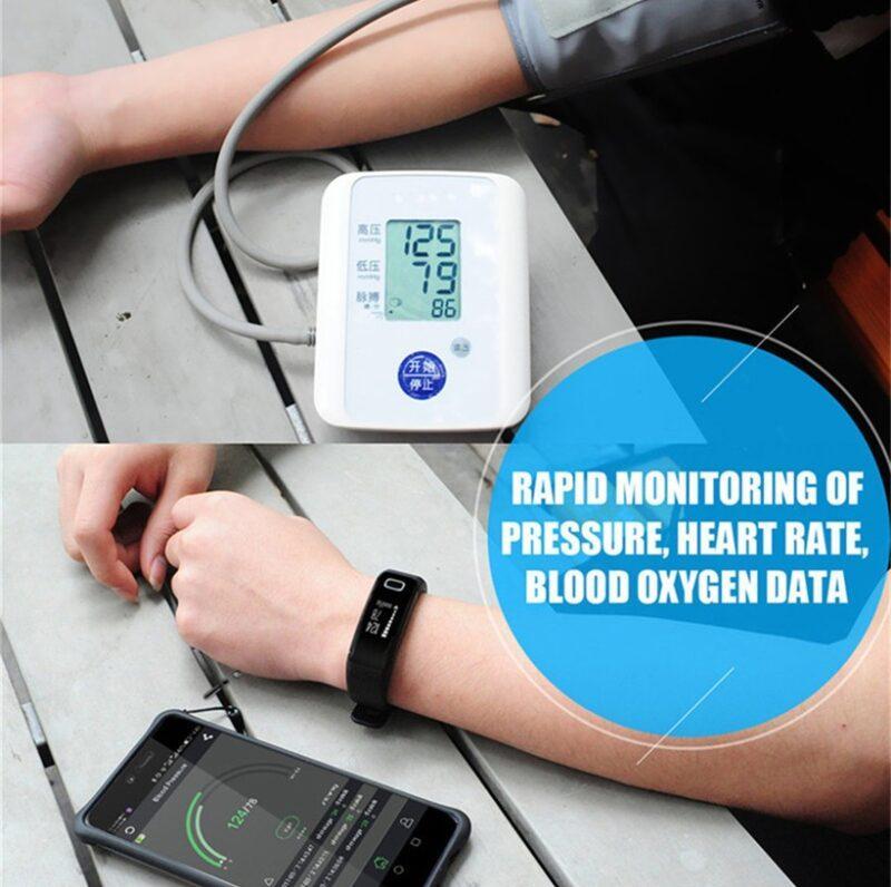 Smart Bracelet Watch Blood Pressure Heart Rate Monitor Fitness Tracker Waterproof HD Display For iOS Android - Image 2