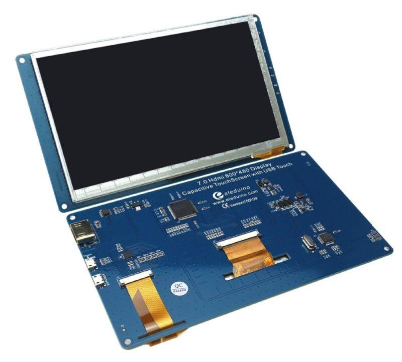 7 Inch 800 x 480 Raspberry Pi Pixel IPS Hdmi Input Capacitive TouchScreen Display LCD with Case - Image 2