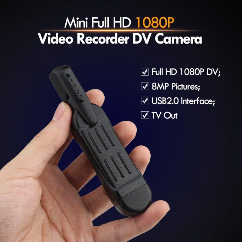 T189 8 MP Lens Full HD 1080P Mini Pen Voice Recorder / Digital Video Camera Recorder Portable TV Out Pocket Pen Cam