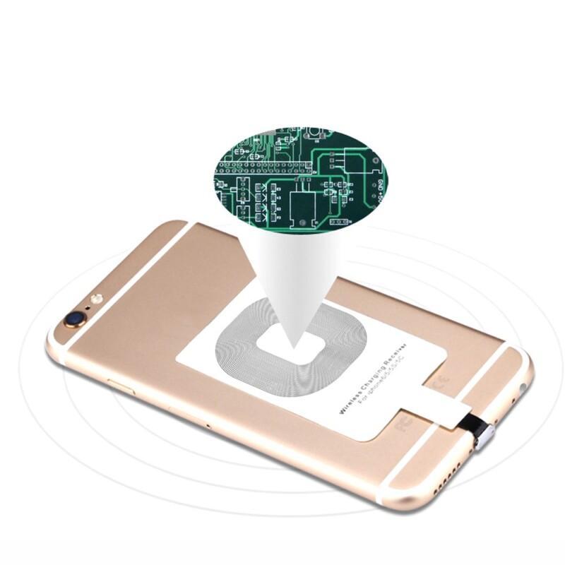 Wireless Charger Qi Charging Power Pad Stand Ultra-thin Receiver Module for Apple iPhone 7 6 6S S Plus 5S 5 SE - Image 5