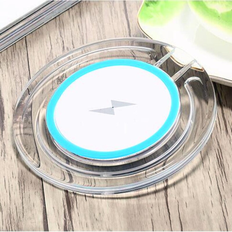 Qi Wireless Charger Desktop Charging Pad Qi Charger for iPhone X 8 8 Plus Samsung Galaxy S8 S7 Nexus 5 Lumia 950 - Image 2