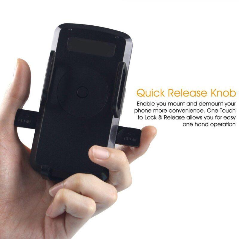 Car Wireless Charger Fast Qi  for Samsung Galaxy S8 S7 S6 for iPhone X 8 7 6 6s Plus 5 5s Wireless Car Charger Air Vent Holder - Image 3