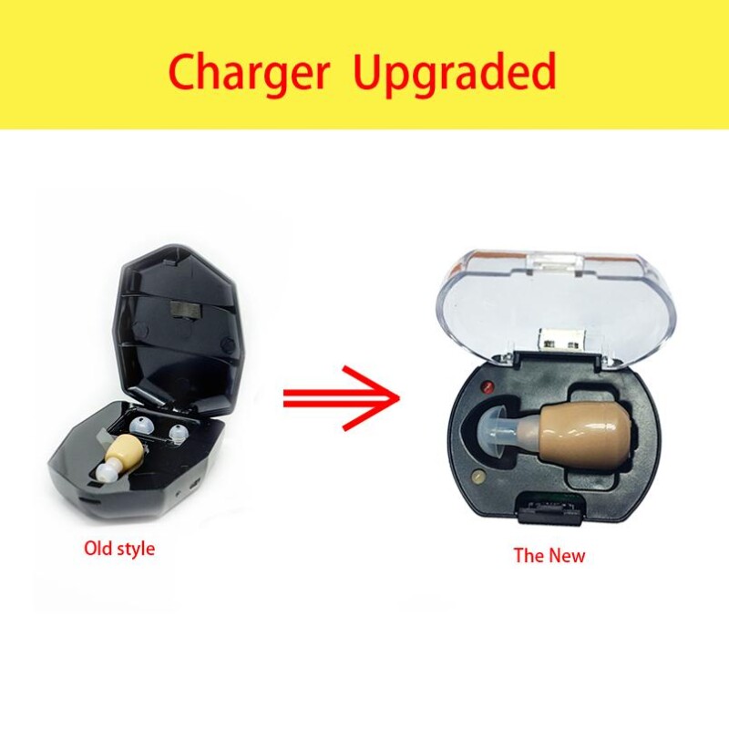 Mini Rechargeable Hearing Aid Ear Sound Amplifier Hearing Aids Tiny Voice Aid EU/USA Plug - Image 6