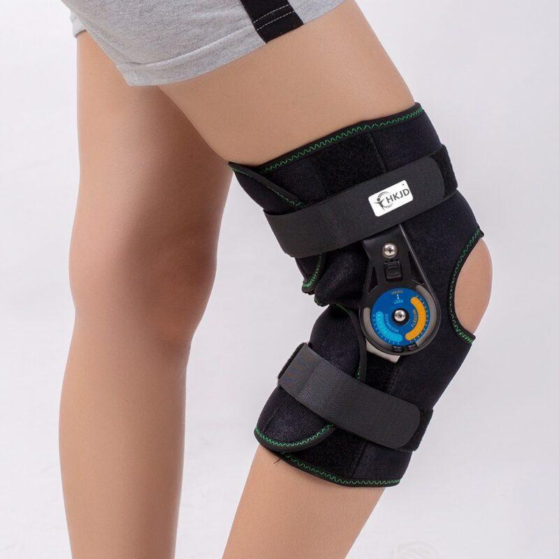 Knee Support Bilateral Hinges Hinged Medical Knee Brace Patella Compression Knee pad Orthotic Devices - Image 2