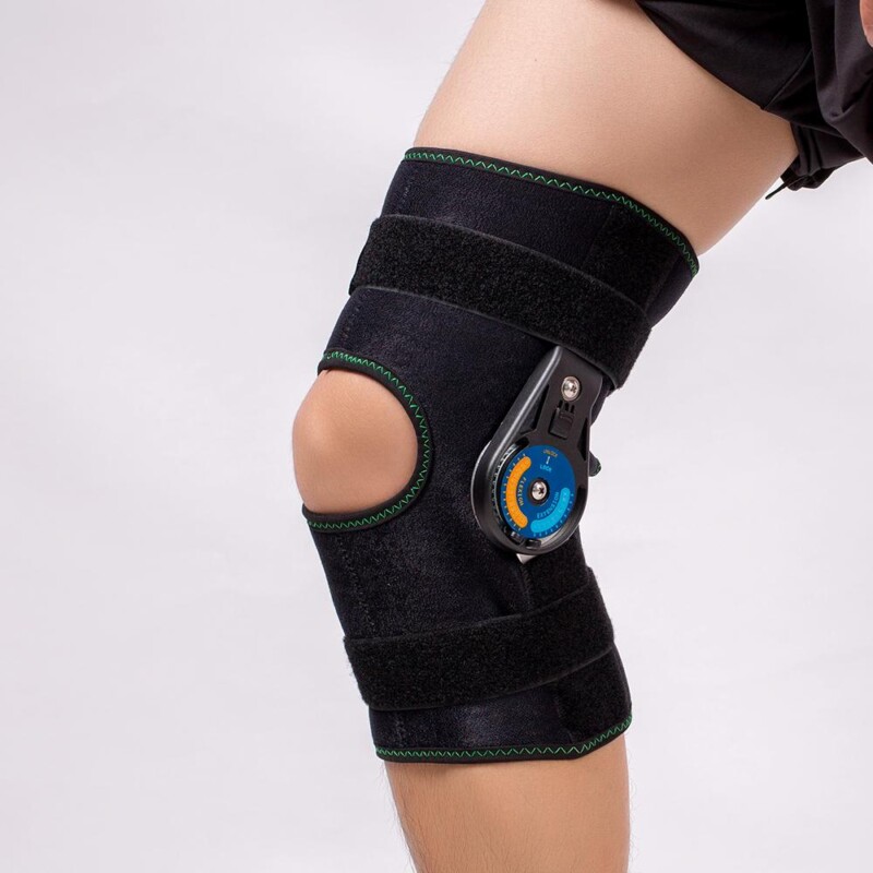 Knee Support Bilateral Hinges Hinged Medical Knee Brace Patella Compression Knee pad Orthotic Devices - Image 3