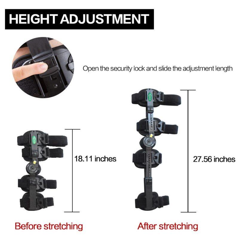 Medical Knee Brace Angle Adjustable Knee Support Brace Orthosis For Patellar Fracture Dislocation - Image 4