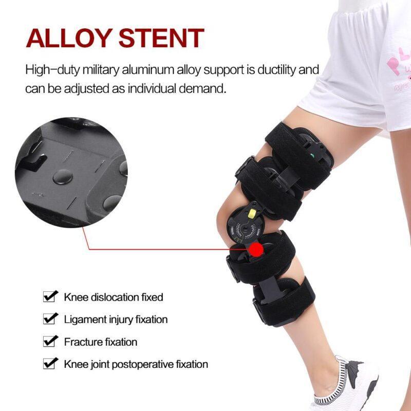 Medical Knee Brace Angle Adjustable Knee Support Brace Orthosis For Patellar Fracture Dislocation - Image 5