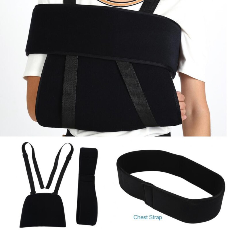 Medical Arm Shoulder Adjustable Sling Elbow Support Immobilizer Brace Broken Fractured Arm Strap Injury Sprain Arm Brace Sling - Image 6