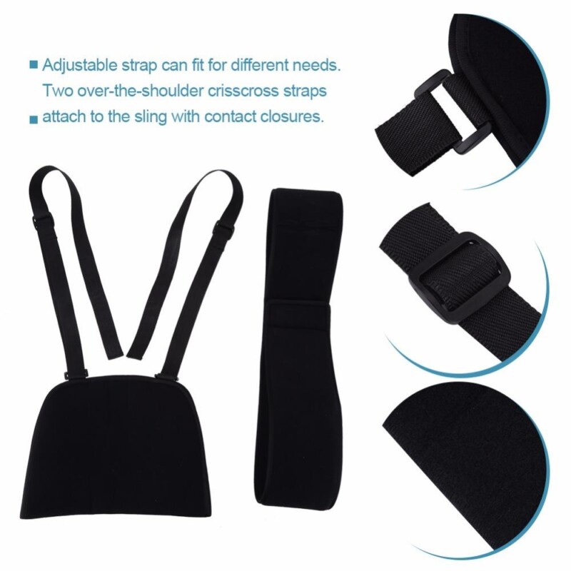 Medical Arm Shoulder Adjustable Sling Elbow Support Immobilizer Brace Broken Fractured Arm Strap Injury Sprain Arm Brace Sling - Image 5