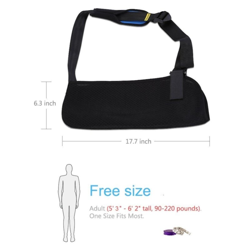 Medical Arm Sling Dislocated Shoulder Sling Broken Arm Wrist Elbow Support Fracture Injury Arm Brace Sling For Men Women - Image 3