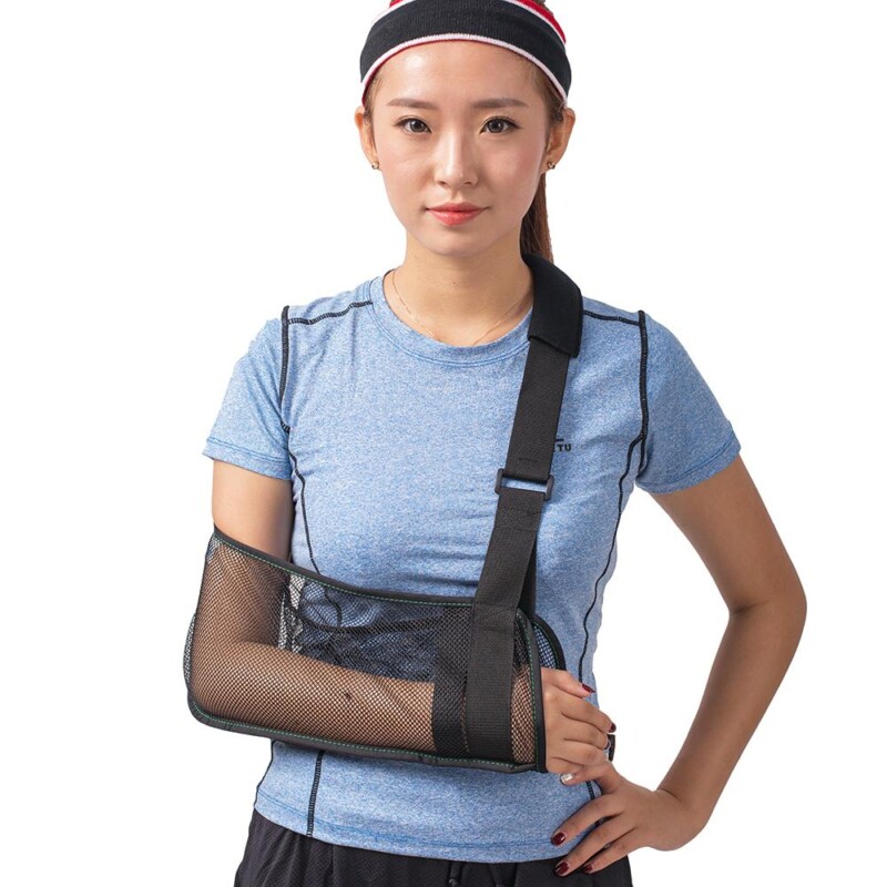 Medical Mesh Arm Sling Support Brace Strap Lightweight Easy To Use Breathable Fashionable - Image 3