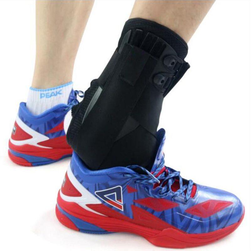 Ankle Braces For Ankle Sprained Sports Support Tennis Basketball Football Badminton Running Medical Laced Up Ankle Braces 1 Pair - Image 3