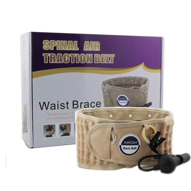 Brace Support Belt Care Physio Decompression Back Relief Waist Lumbar Traction Backache Heat Therapy Pain Massager Parent - Image 5